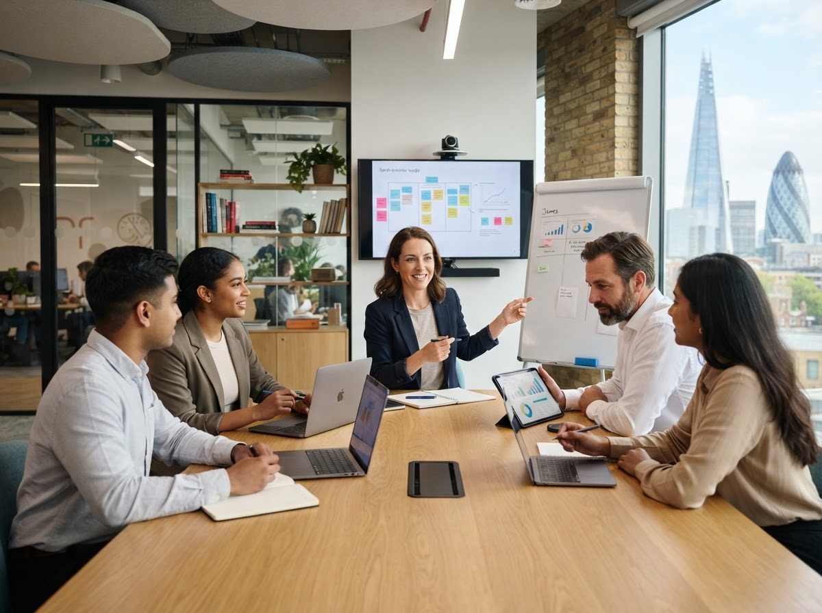 Bold Kapstead team reviewing AI-generated market data analysis